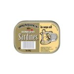 Brunswick BoneLess Sardine In Soya Oil 106g